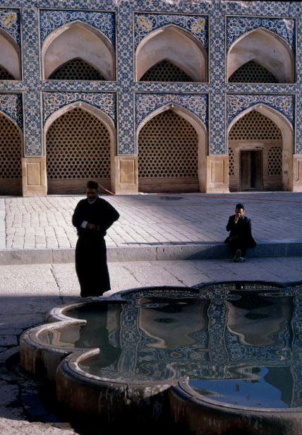 Shah mosque Isfahan ca. 1976 by Bruno Barbey